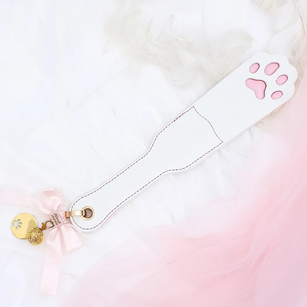 32CM PU Leather Cat's paw Horse Whip Flogger Riding Leather Spank Paddle Equestrian Training Horse