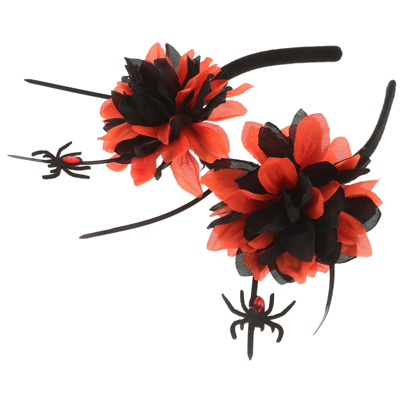 

Gothic Ghost Bride Veil Halloween Headb Decorations Spider Coffin Headwear Birthday Party Accessories Floral Hair Hoop
