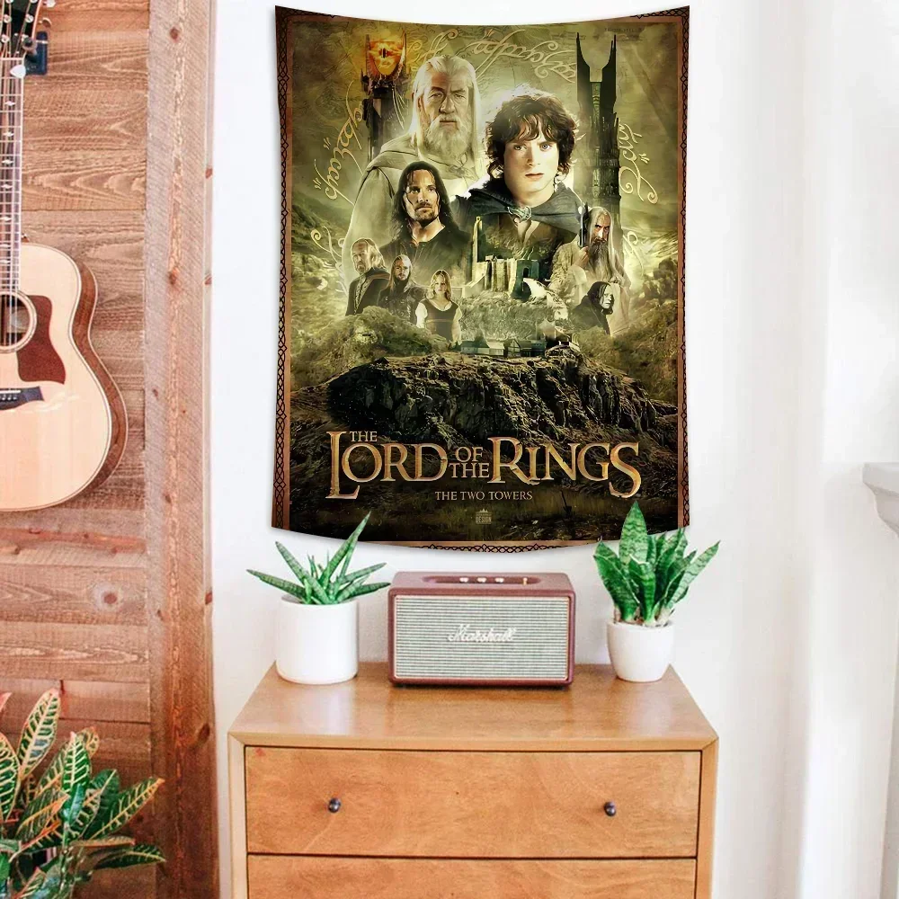 The Lords of The Rings Chart Tapestry Bohemian Wall Tapestries Mandala Wall Art Decor