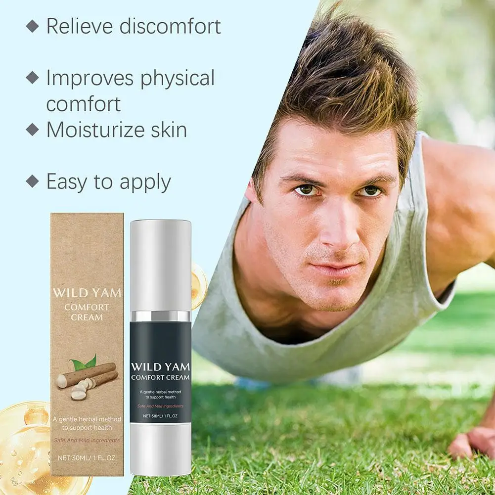 Novo creme de inhame selvagem hidratante hidratante e remoção de hormônio de inhame calmante equilíbrio regular bálsamo rugas creme selvagem h5t5