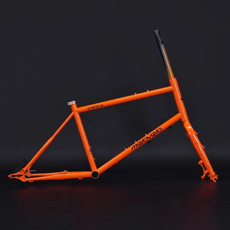 20 Inch Gravel Bike Frame Cr-Mo Steel Material With Fork Travel Bicycle Frameset Cycling Parts