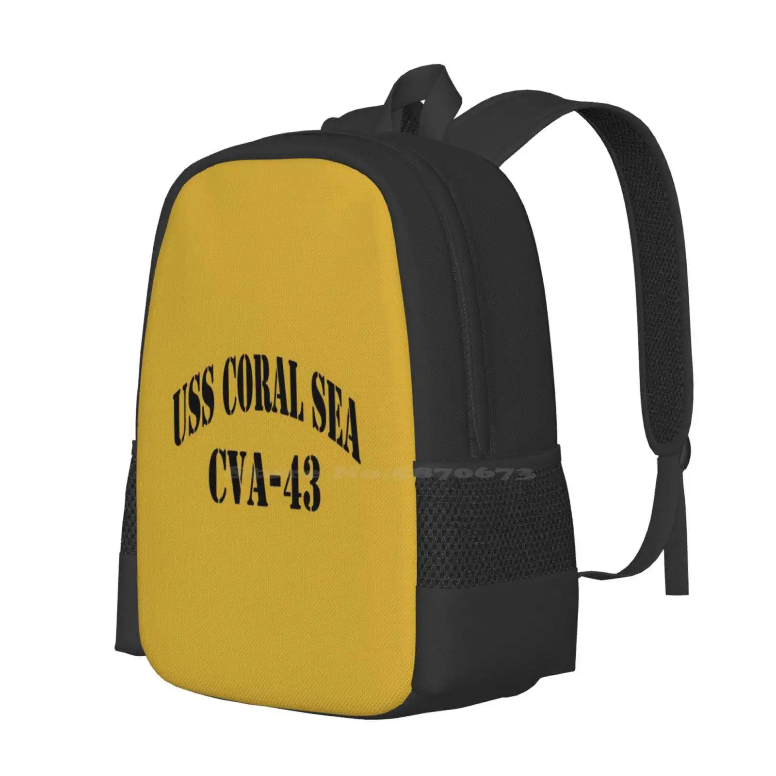 Uss Coral Sea ( Cva - 43 ) Ship'S Store Hot Sale Backpack Fashion Bags Uss Coral Sea Cva 43 Cv 43 Cvb Aircraft Carrier Usn Navy