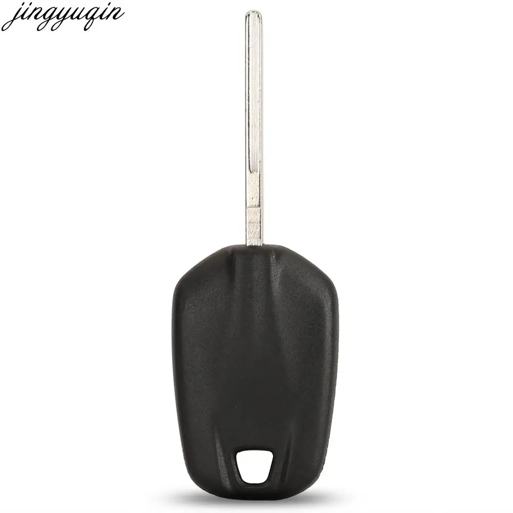 

Jingyuqin Remote Car Key Case Shell For Peugeot 508 HU83 Blade Without Buttons Entry Fob Replacement