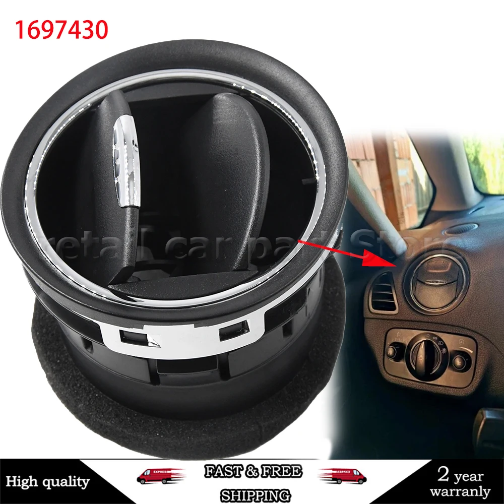 

1/2/4PCS Internal Air Vent Grille Diffuser For Ford Mondeo Galaxy Fiesta S-MAX Car Air-Conditioning Outlet 1697430