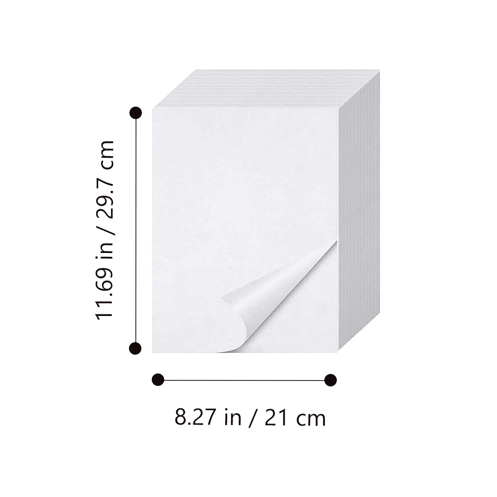 20 Sheets Sticker DIY Supplies Cover Paper Home Release Papers Drawing Anti-stick Non-Stick Covers Box