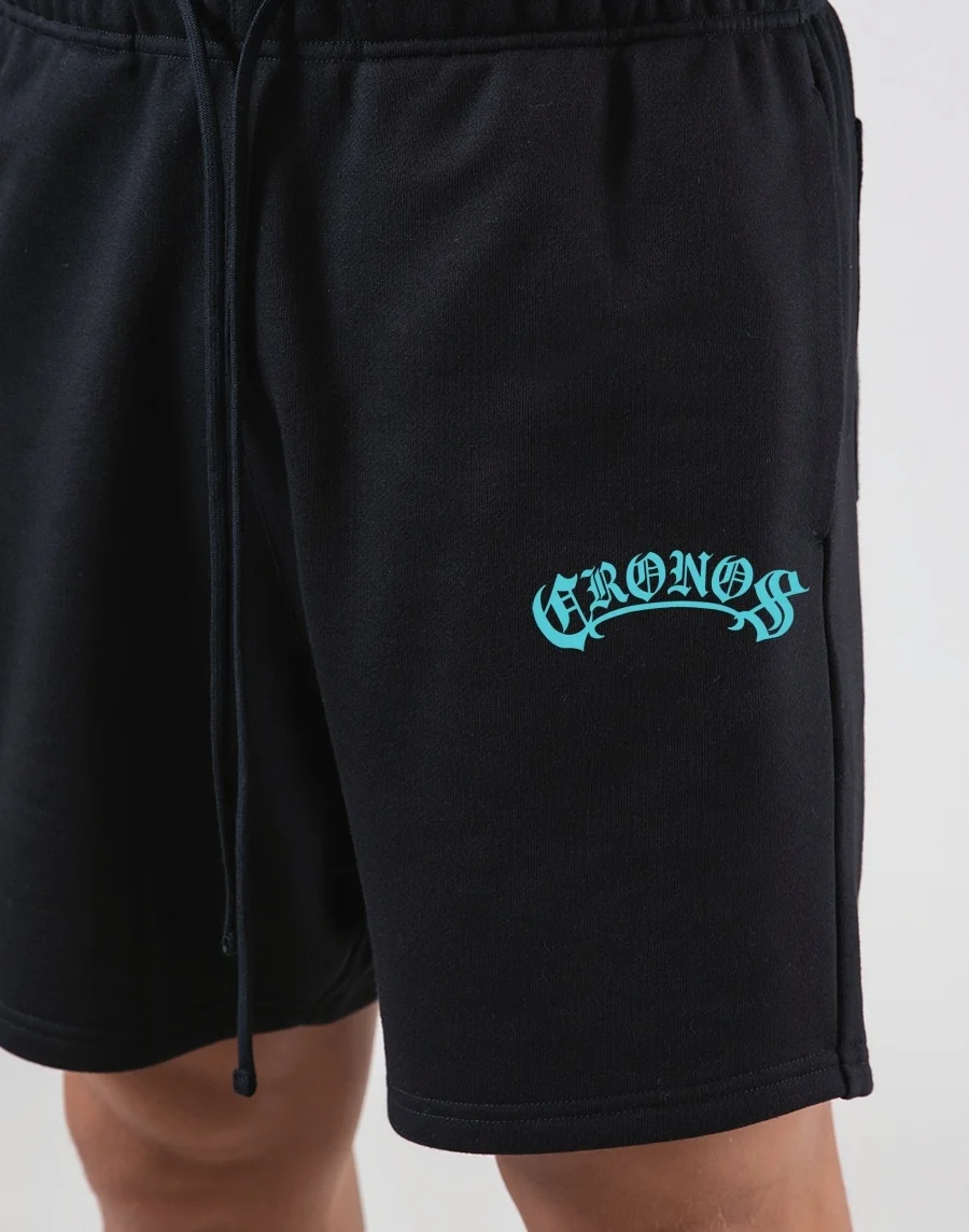 CRONOS BLACKLETTER Men Shorts NEW Gym Workout Running Shorts Loose
