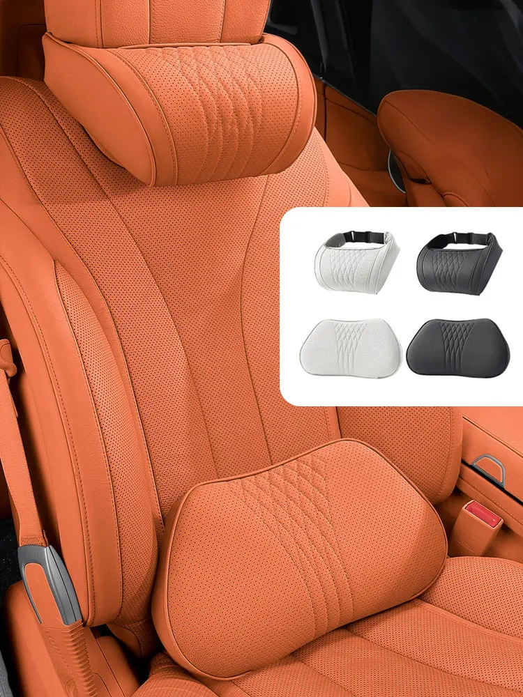 Memory Foam Car Neck Pillow For Changan Deepal SL03 S7 S07 S05 S09 G318 EV 2026 Breathable Leather Seat Headrest Lumbar Support