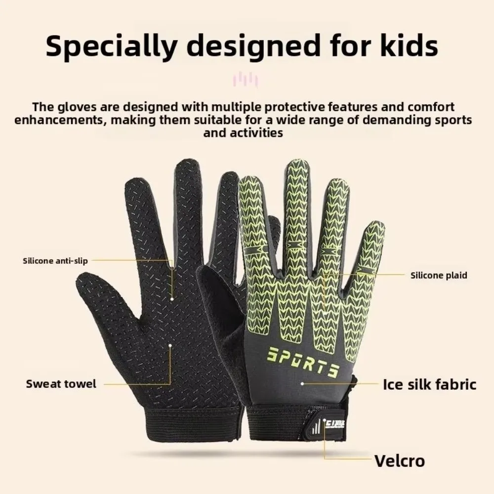 Breathable Training Gloves Anti Slip Anti Cocoon Full Finger Gloves Wear Resistant Full Finger Design Anti Slip Gloves