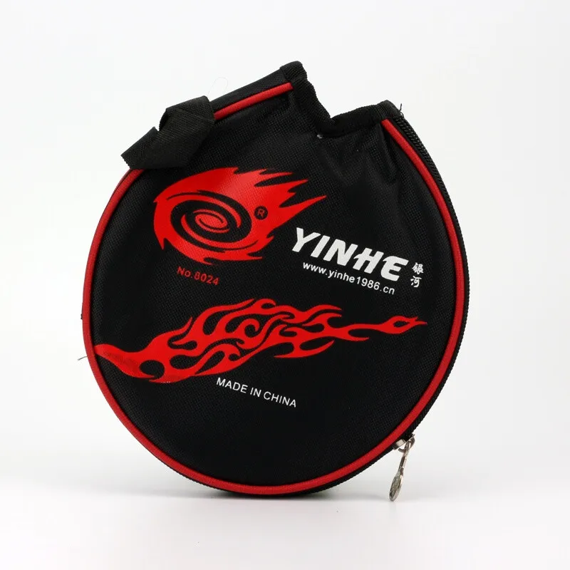 

Original YINHE Table Tennis Racket Bag Portable Thick Round Protective Ping Pong Bat Case