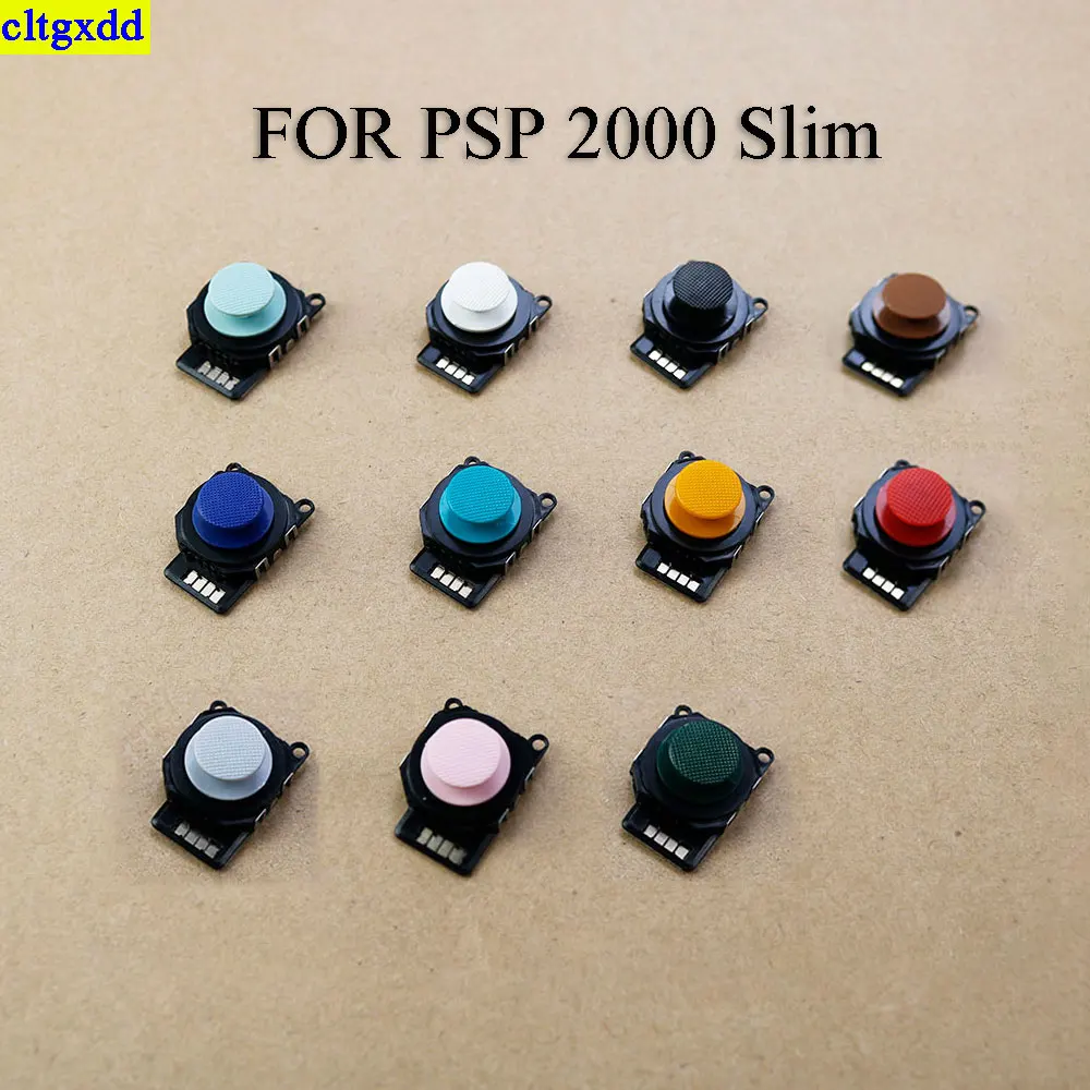 

Cltgxdd FOR PSP 2000 Slim 3D Ultra Thin Console Analog Thumb Knob Joystick Button Sensor Mushroom Head Module Replacement