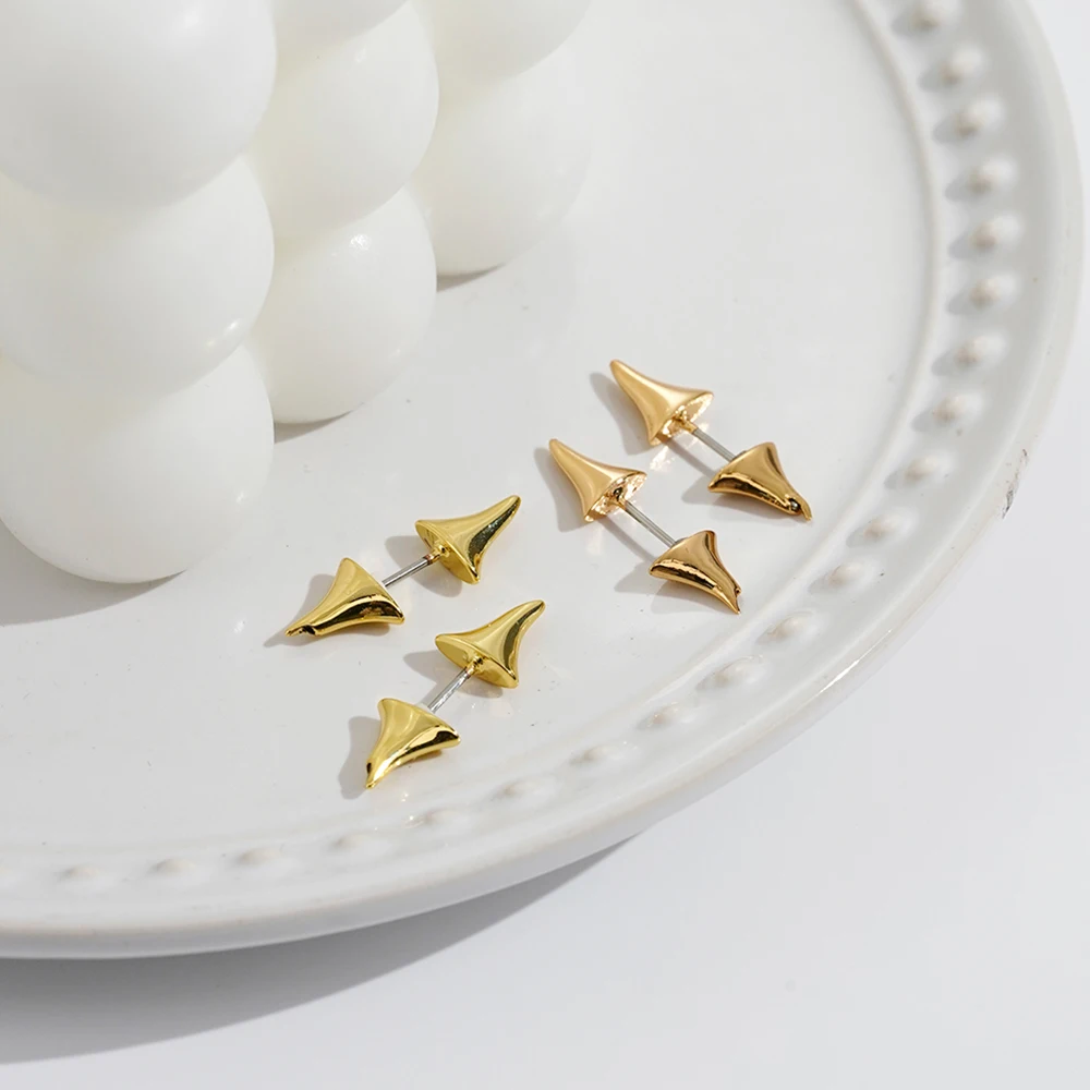 ENFASHION Rose Thorns Stud Earrings For Women Gold Color Small Bramble Spike Earings Fashion Jewelry Pendientes Mujer E1123