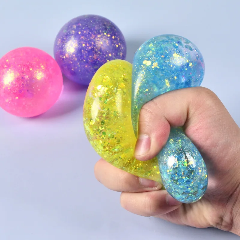 

New 2026 Maltose Colorful Aurora Stress Reliever Toy Cute 6cm Slow Rebound Squeezing Venting Toy for Children Adults Gift