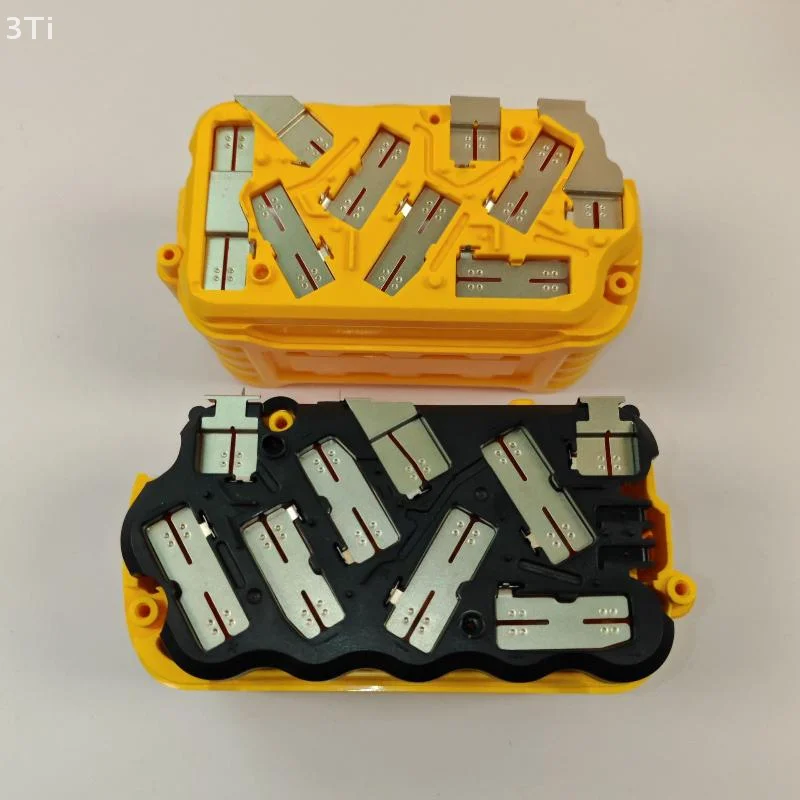 مجموعة بطارية ليثيوم أيون PCBA BMS FlexVolt 20V 60V مع ورقة النيكل، وعلبة بطارية DCB609 وحامل الخلية