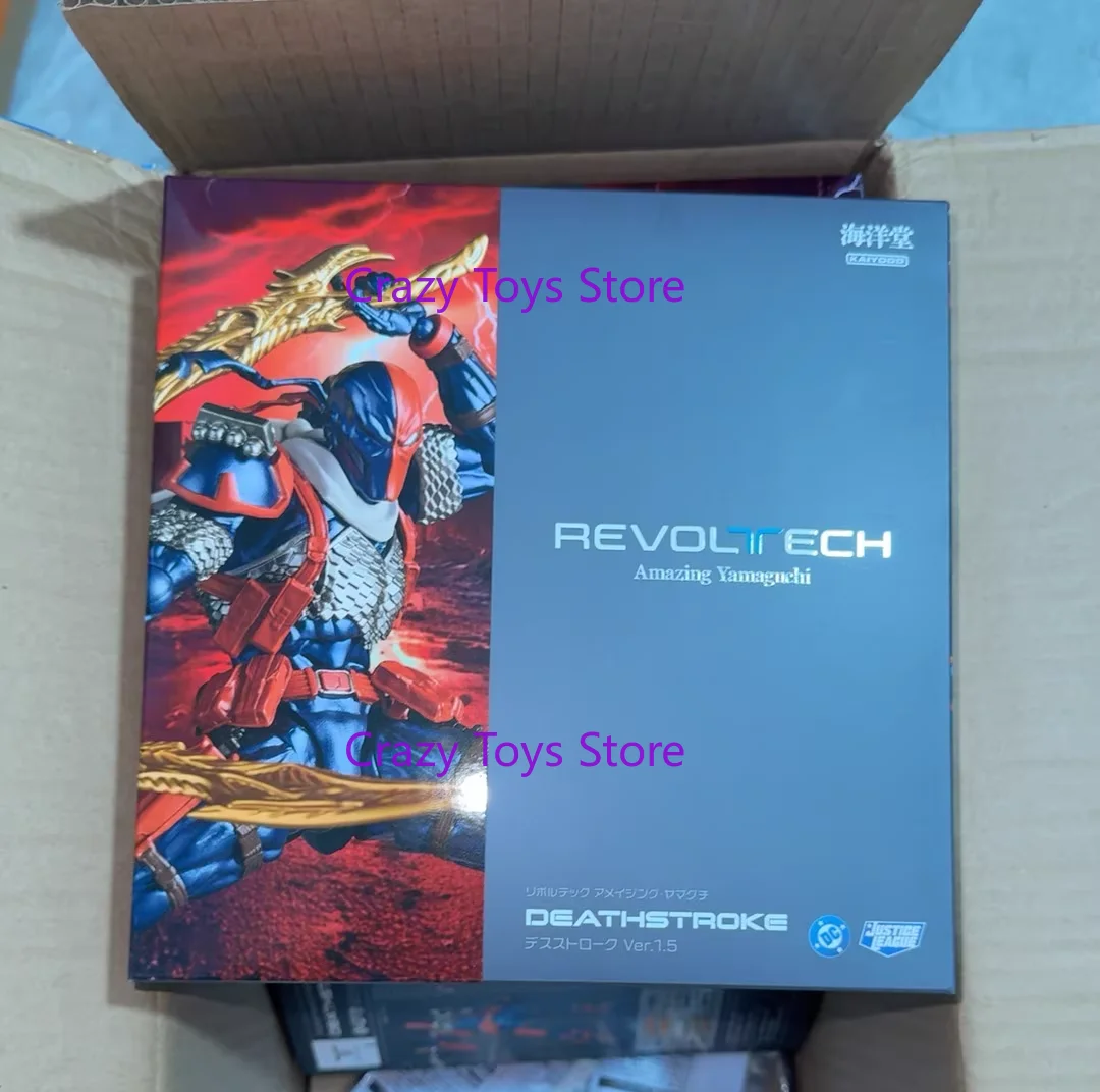 

In Stock KAIYODO Deathstroke 1.5 Revoltech Stunning Yamaguchi Action Series Figure Model Toy Slade Joseph Wilson