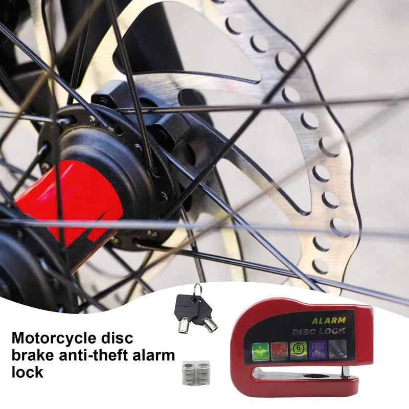 Motorcycle Locks Anti Theft Anti-Theft Bicycle Brake Wheel Lock Wheel Disc Brake Lock Electric Car Disc Brake Lock For Motorbike