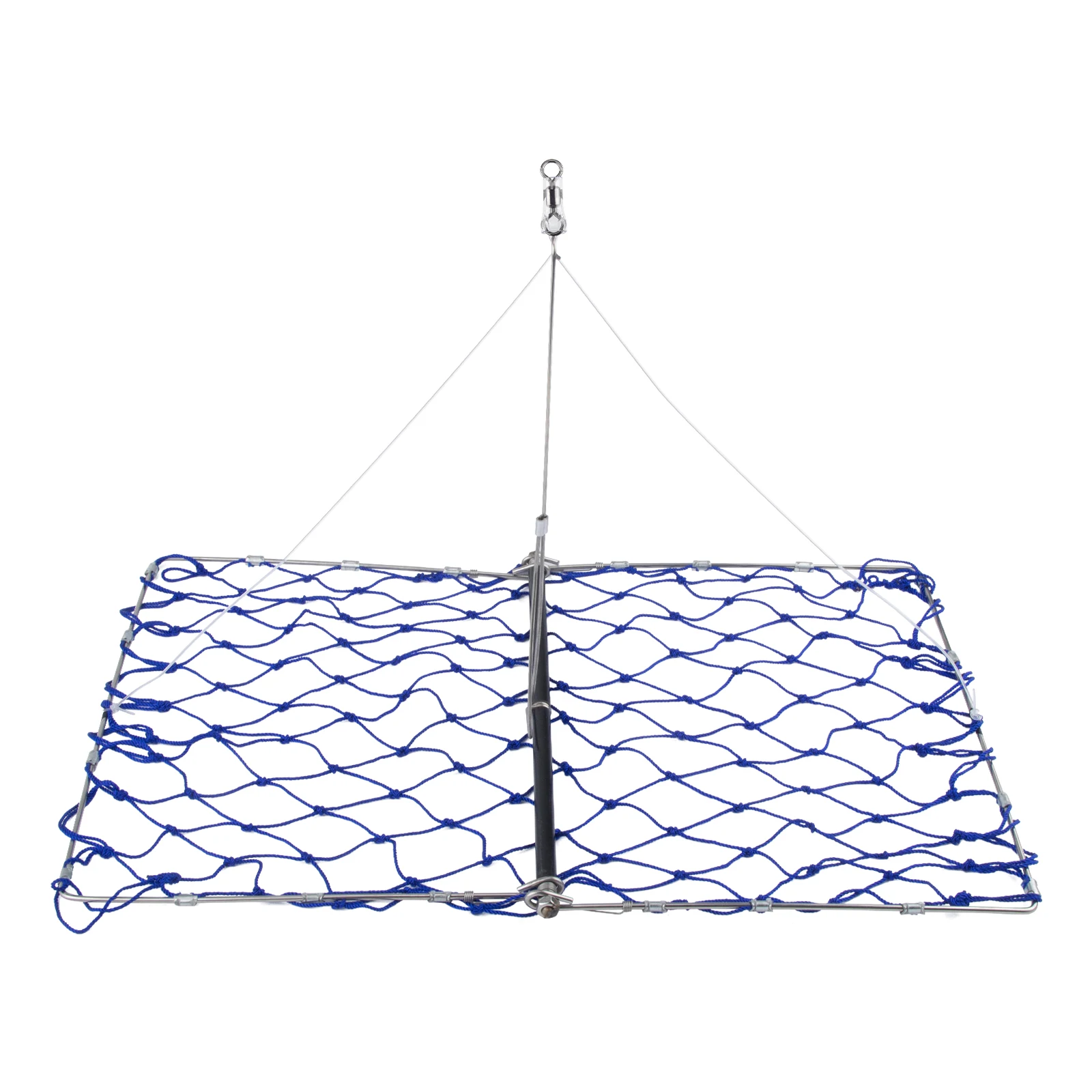 

Foldable Castable Crab Crawfish Trap with Gauge and Bait Clip Snare Crabbing Net Lobster Trap for Crayfish Lobster Minnow