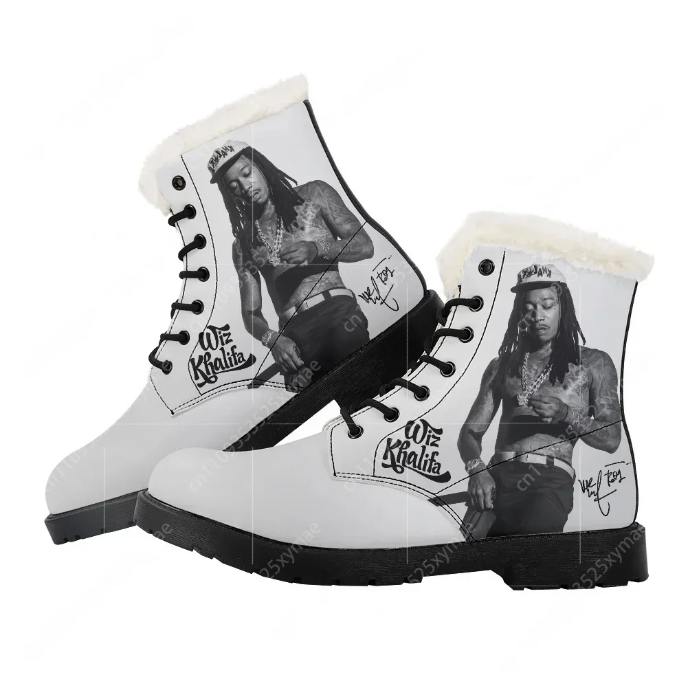 

Плюшевые ботинки Wiz American Rap Khalifa Singer для мужчин, женщин и подростков, повседневные легкие ботинки высокого качества, обувь для пар, изготовленная на заказ