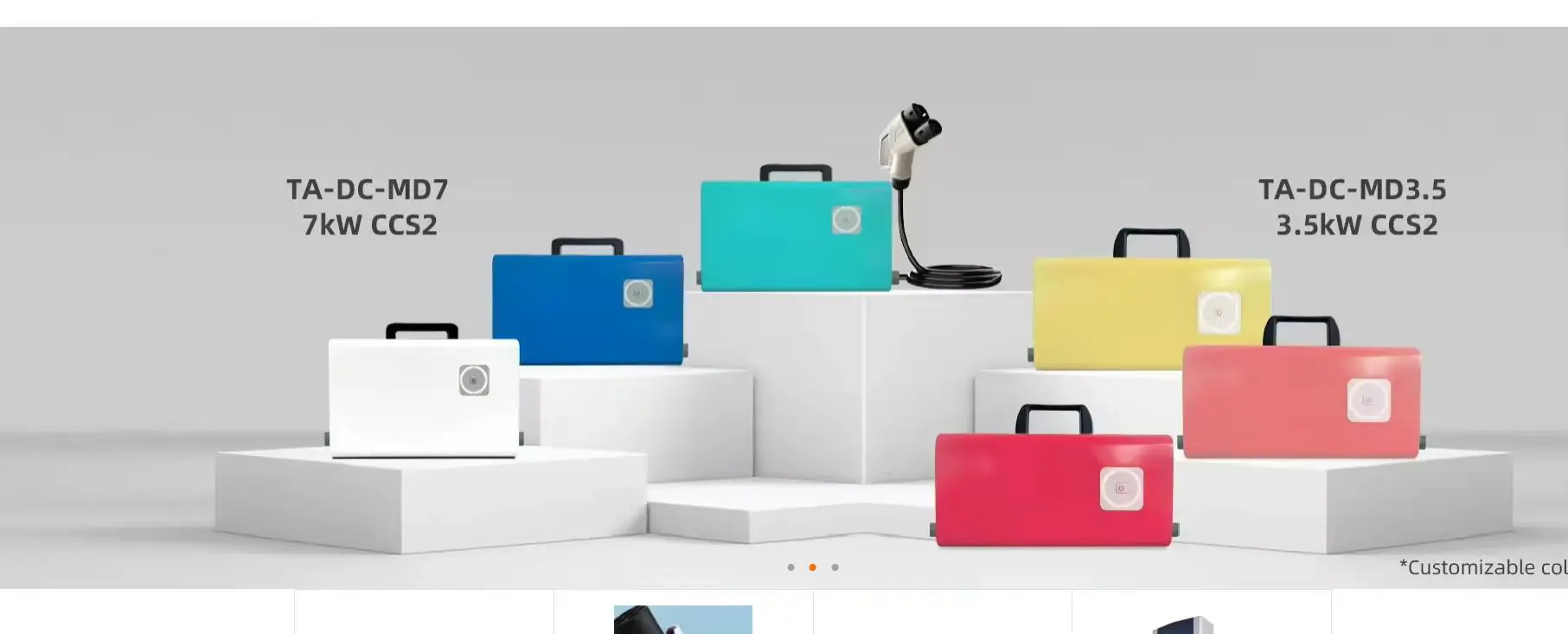 

MYT 2025 Мобильное и портативное быстрое зарядное устройство постоянного тока 3,5 кВт и 7 кВт GBT CCS2 CCS1 Зарядное устройство для электромобилей нового сорта