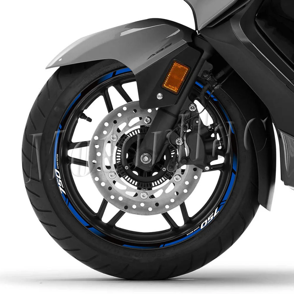 Motorrad-Radaufkleber Reflektierende Felgenstreifen Wasserdichtes Zubehör für Honda Forza 750 350 2026 2025 2024 – Detail 6