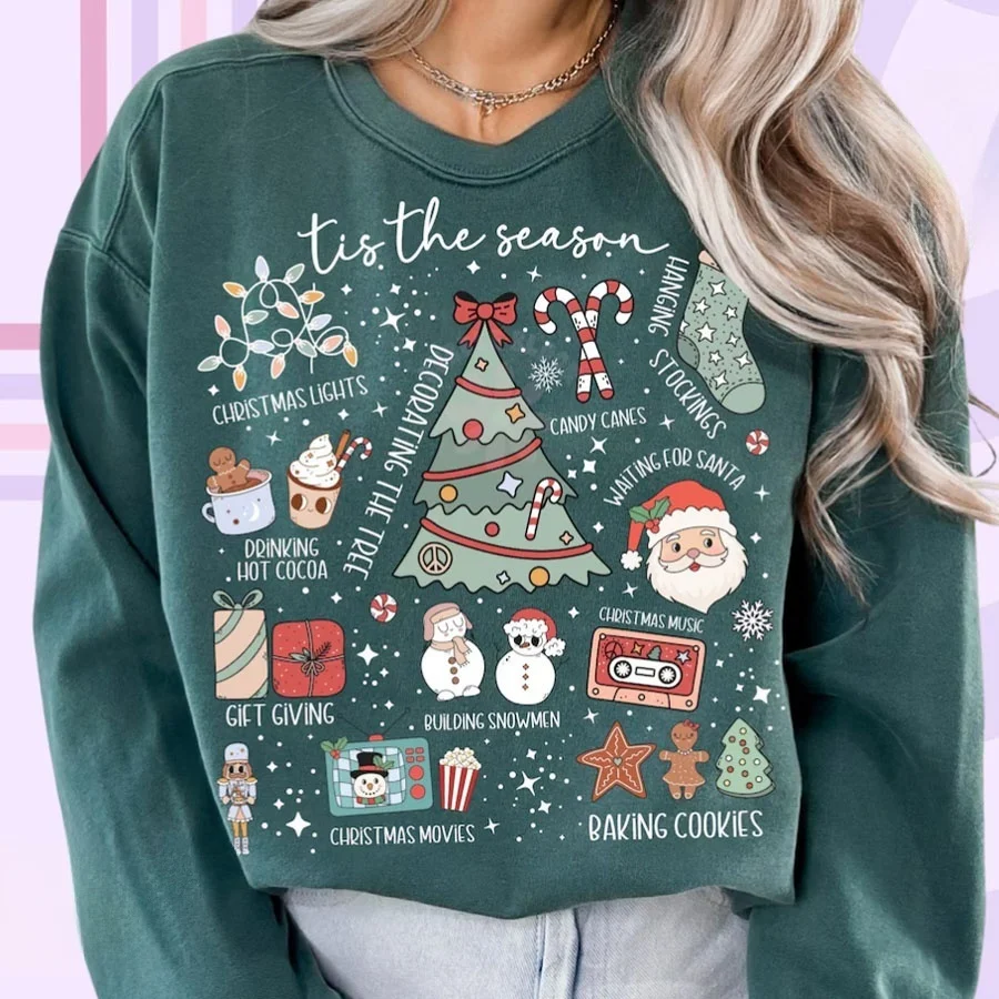 【セール中】レトロクリスマスシーズン DIY アイロン接着熱伝達ステッカーデカール Tシャツスウェットバッグ枕カバー衣類クリスマスパーティーの装飾