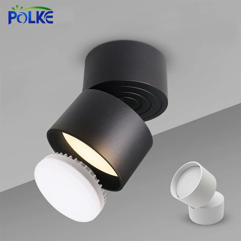 

Led Downlight Spot Down Lights Spotlight 220V 7W 12W 9W White Light Surface Mounted Lamp For Indoor Kitchen Ceiling Lighting