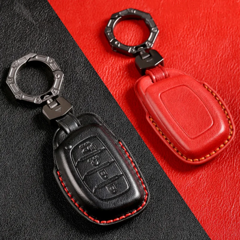 Beijing Hyundai key case leather x35 Langdong Mingtu ix25 Yuedong Reina Yilante special buckle.