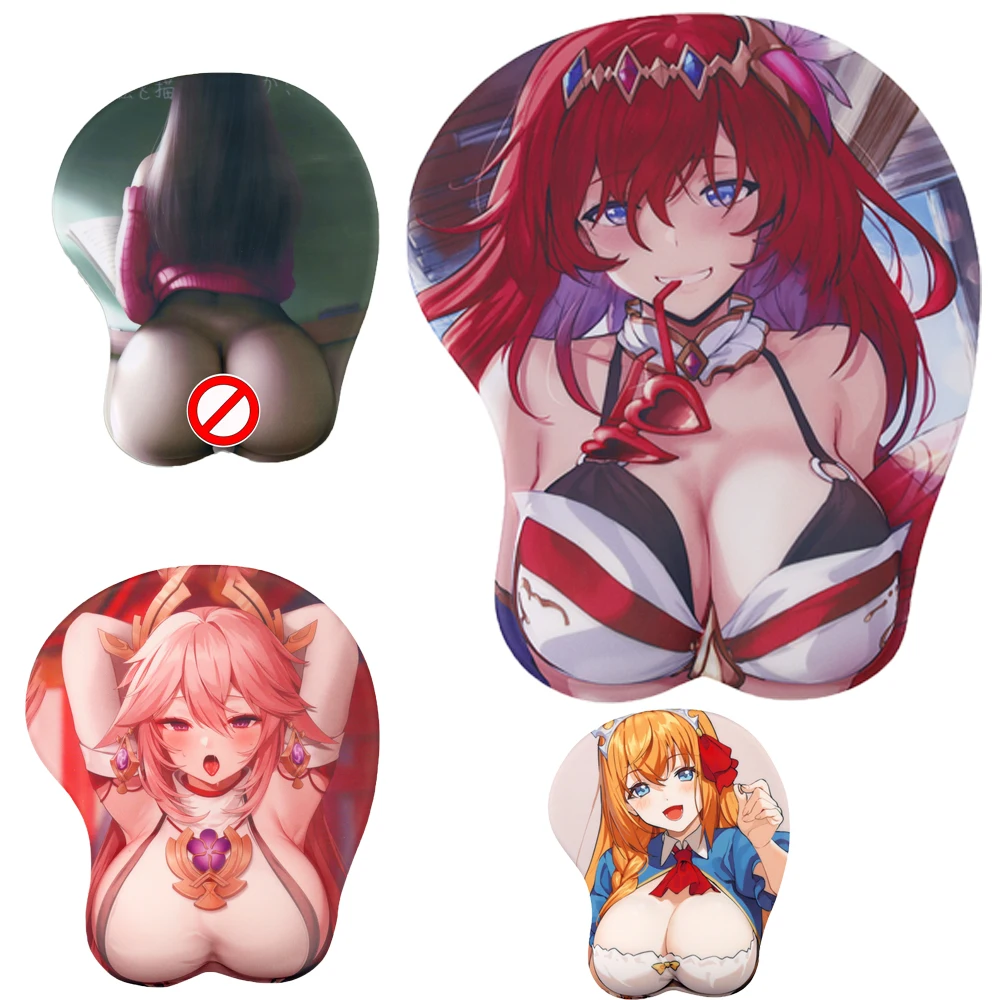 

3D Gaming Mousepad Sexy Anime Playmat Keyboard Mice Wrist Rest Mouse Pad Desk Home Mause Carpet For World Of Warcraft CSGO LOL