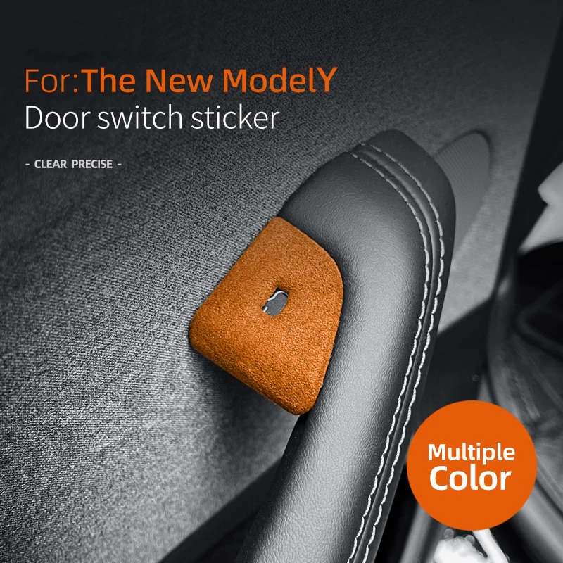 Tesla Model Y Alcantara Door Lock Button Covers (4pcs) - Image 6
