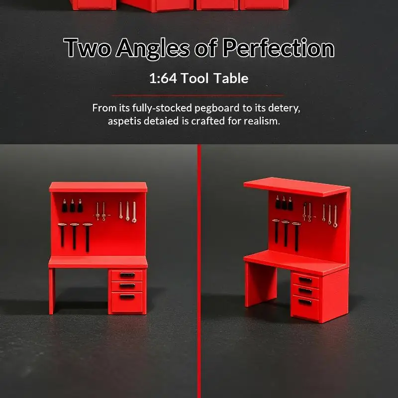 Miniature Street Scene Toy Creative Tool Table Car Model Design Doll House Accessory for Desktop Decor Collection Gift Kids