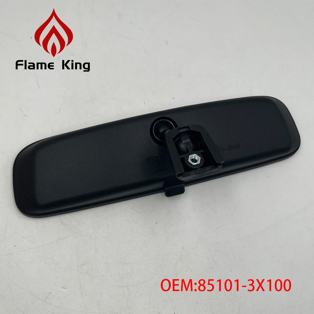 Flame king-espejo retrovisor interno para coche, accesorio de cristal HD para Hyundai, Kia 2011-2022, 851013X100, 85101-3X100, con piezas de hebilla