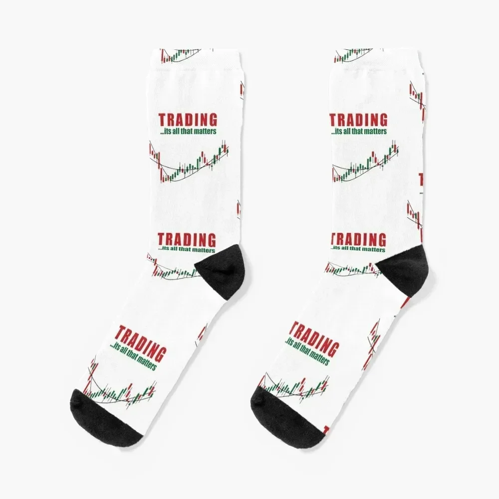 Trading... It's All That Matters Stock Traders Socks Wholesale FASHION Stockings man anime Socks For Man Women's