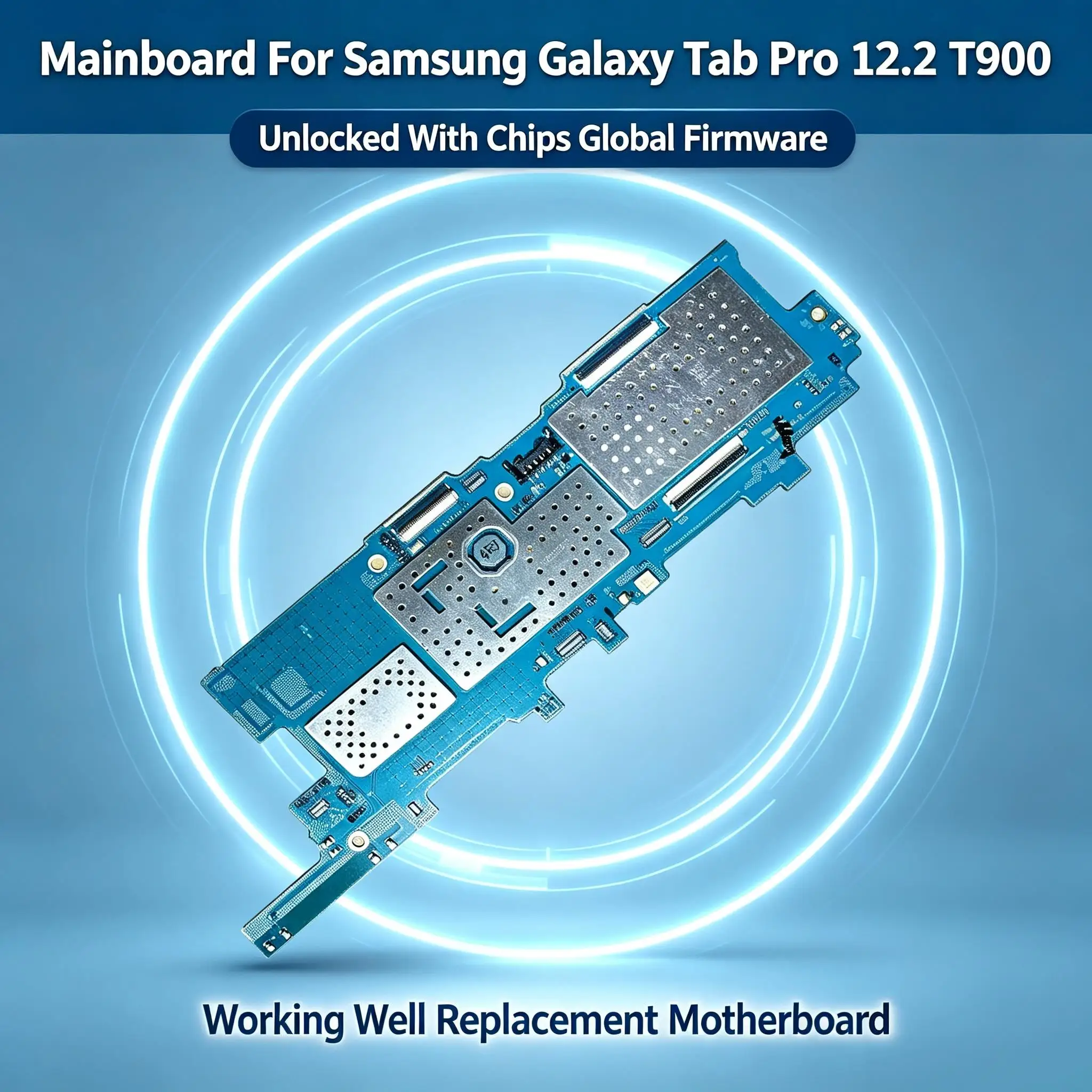 Replacement Mainboard Motherboard With Chips For Samsung Galaxy Tab Pro 12.2 SM-T900 Tested Working Unlocked Global Firmware