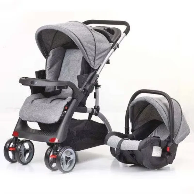 Poussette de Luxe Pliable en Aluminium pour Bébé, Avion observateur