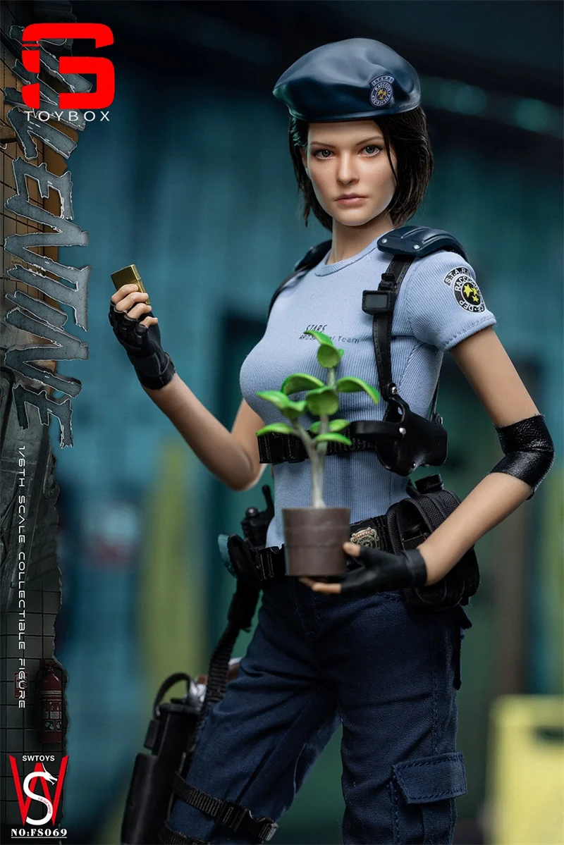 【2025 Q3】SWTOYS FS069 1/6 Scale RPD Police Jill Movable Eyes Action Figure 12'' Female Soldier Figurine Model Collectible Toy