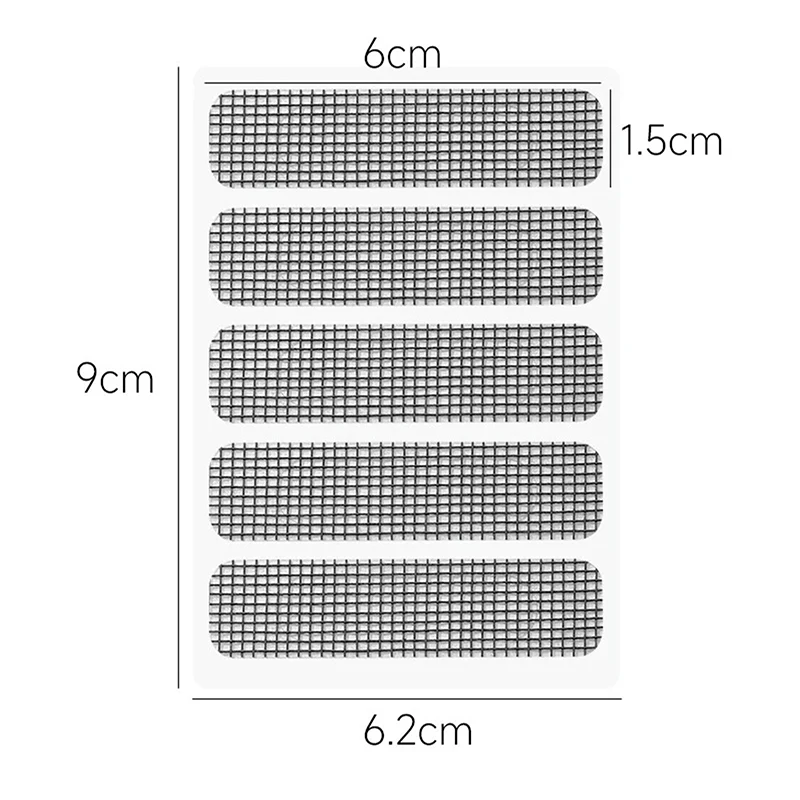 창문 스크린 수리 스티커 그물, 모기 방지 메쉬, 문짝 모기장 패치, 깨진 구멍 스크린 그물, 5 개, 10 개