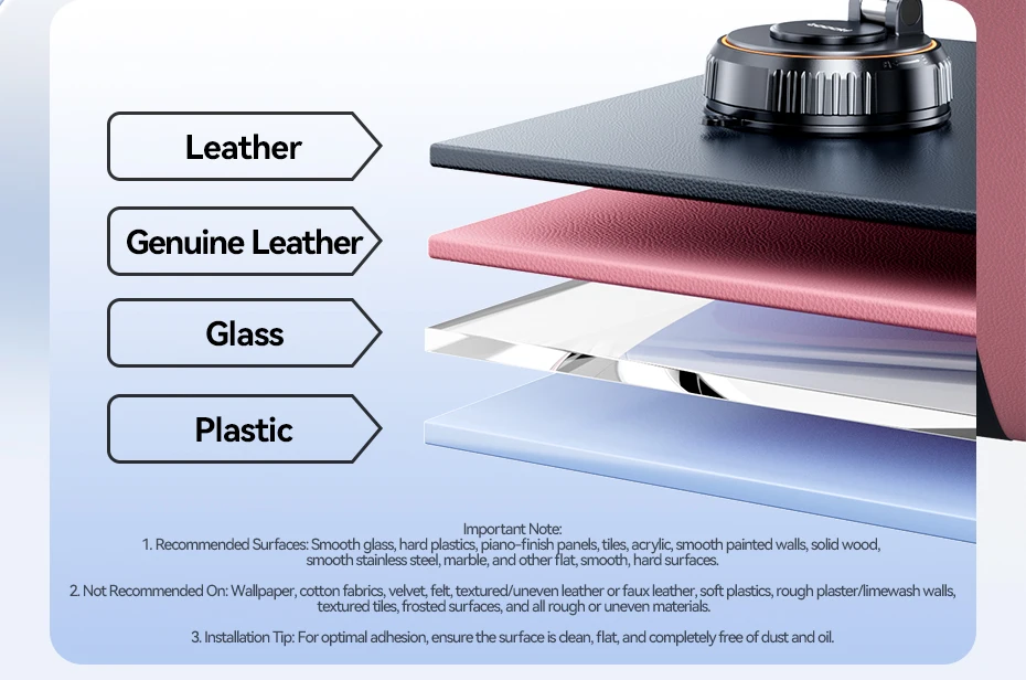 Toocki Vakuum-Magnetischer Auto-Handyhalter Saugnapf-Autohalterung 360° ° Verstellbarer, faltbarer Ständer für iPhone, Xiaomi, Huawei, Samsung – Detail 9