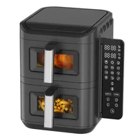 Freidora de aire doble chimenea 10-15L