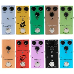 Electric Guitar Effect Pedal Vintage Overdrive/Crunch Distortion/US Dream/Classic Chorus/Digital Delay/Analog Delay/Guitar Parts