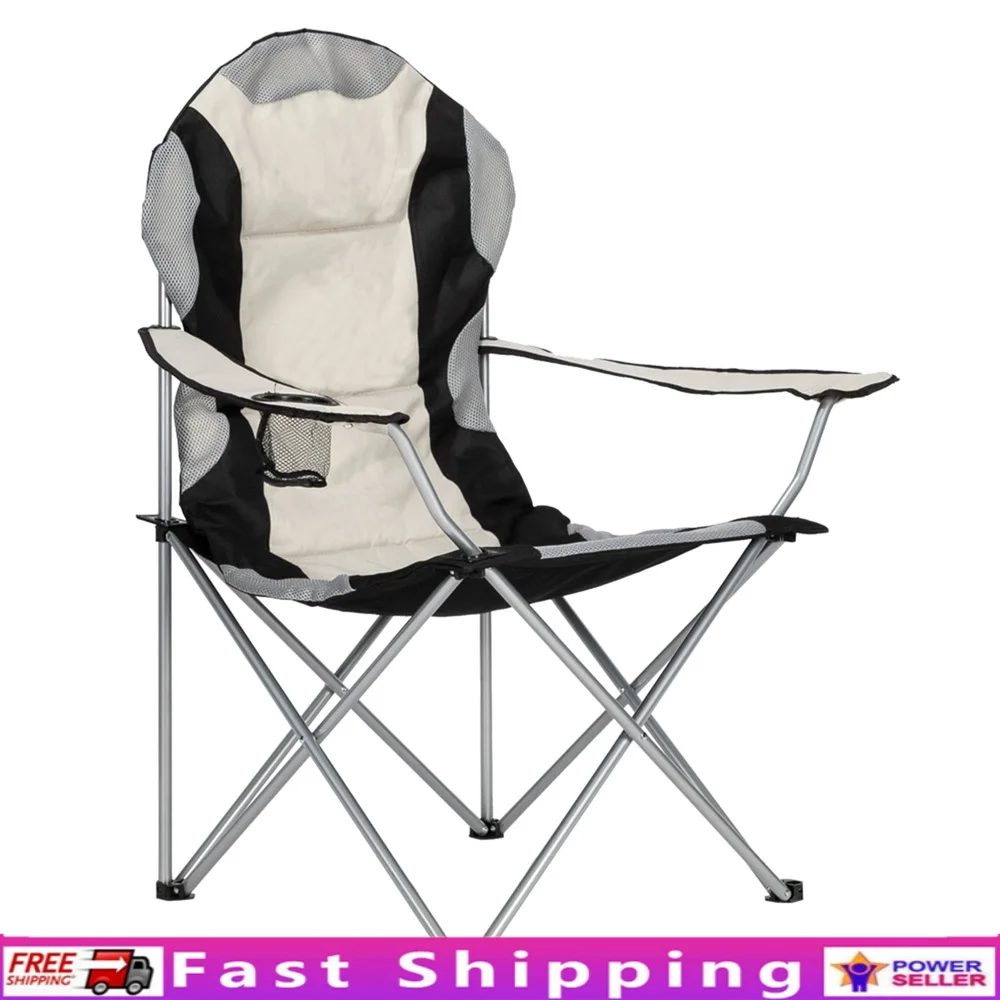 

Medium Camping Fishing Chair Foldable Durable Anti-Fouling Lightweight Portable Outdoor Relaxation Beach Fishing Hiking
