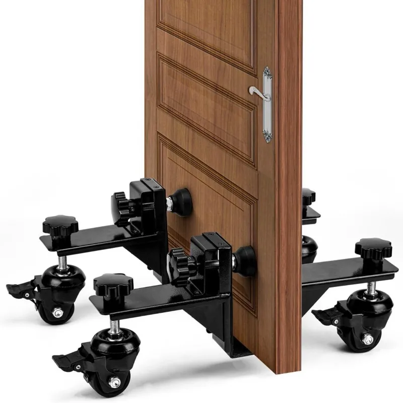 2-Piece Door Panel Handling Cart, Roller Pan, Heavy Duty Door Panel Cart Board Dolly