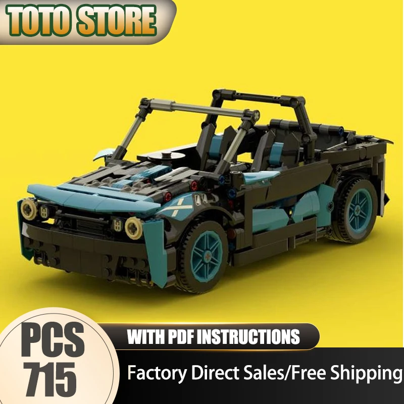 

Moc Building Bricks Mk1 GTI Cabriolet Супер спортивный автомобиль Технология Чемпион Скорость Автомобили Блок игрушки DIY Сборка Рождественский подарок