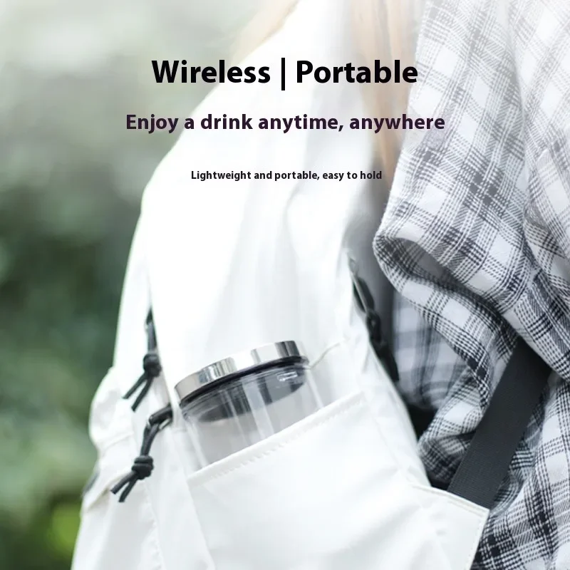 Mini Portable Outdoor Travel Home Full Automatic Milk Frother Electric Frothing Foamer Chocolate Mixer Coffee Frothing Machine