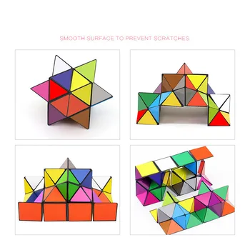 Infinity antistress magic hand game adult puzzle stress relax toy magical block children color learning collection advertising paper