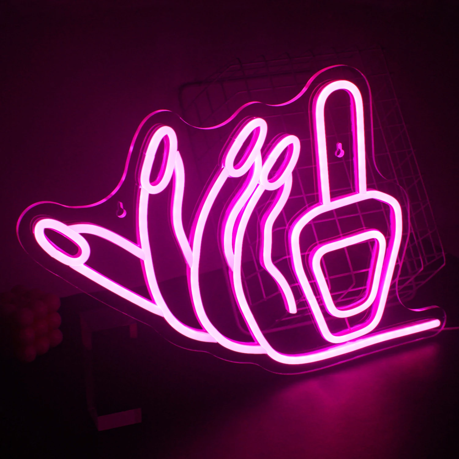 Pink Nails Salon Neon Sign for Wall Decor USB Beauty Store Room Gift Light and Shop Decor Light Nails Salon Shop Lady Party