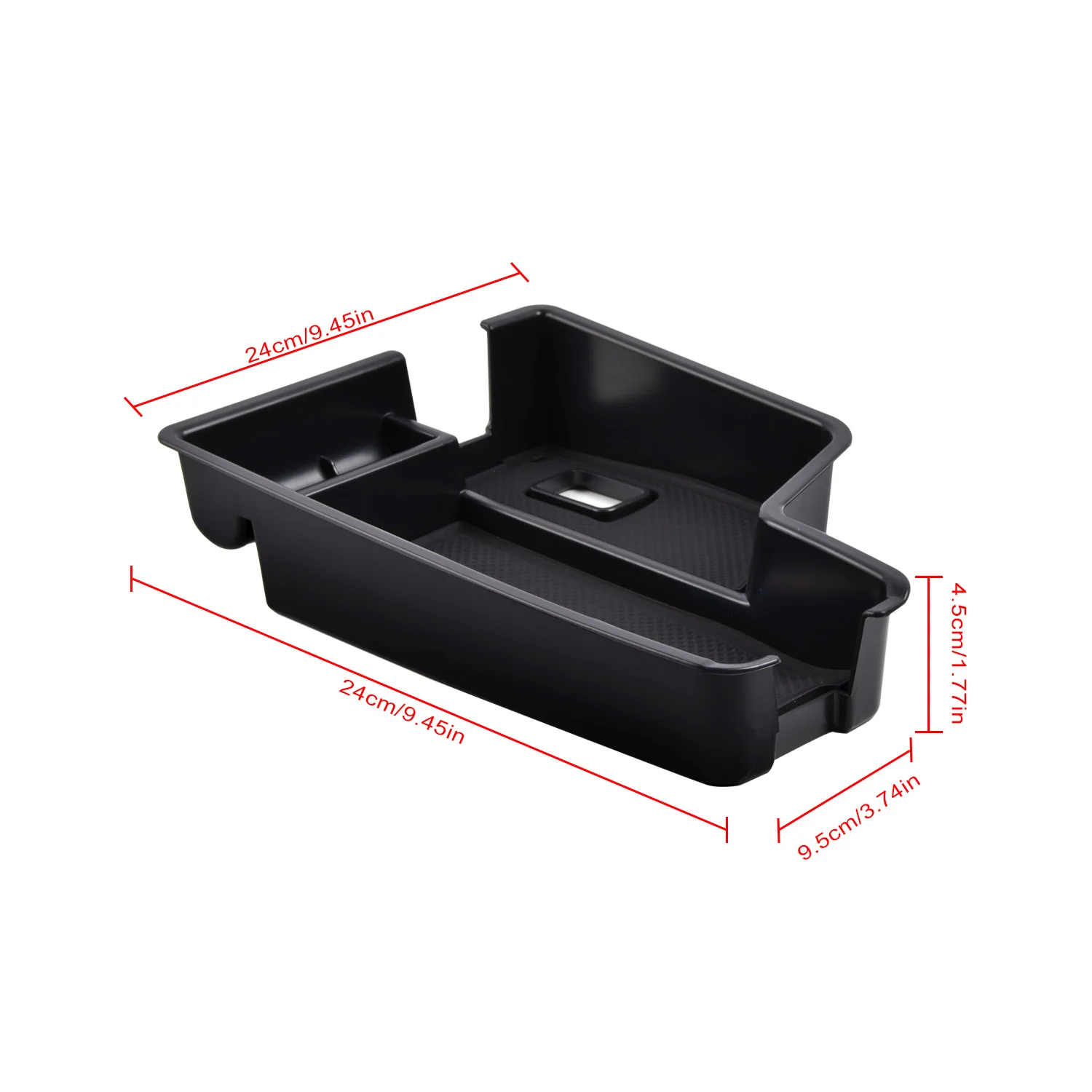 ABS Black Car Center Console Armrest Storage Box Tray Case Fit For BMW 3 Series F30 2013-2016 Car Stowing Tidying Car Accessory