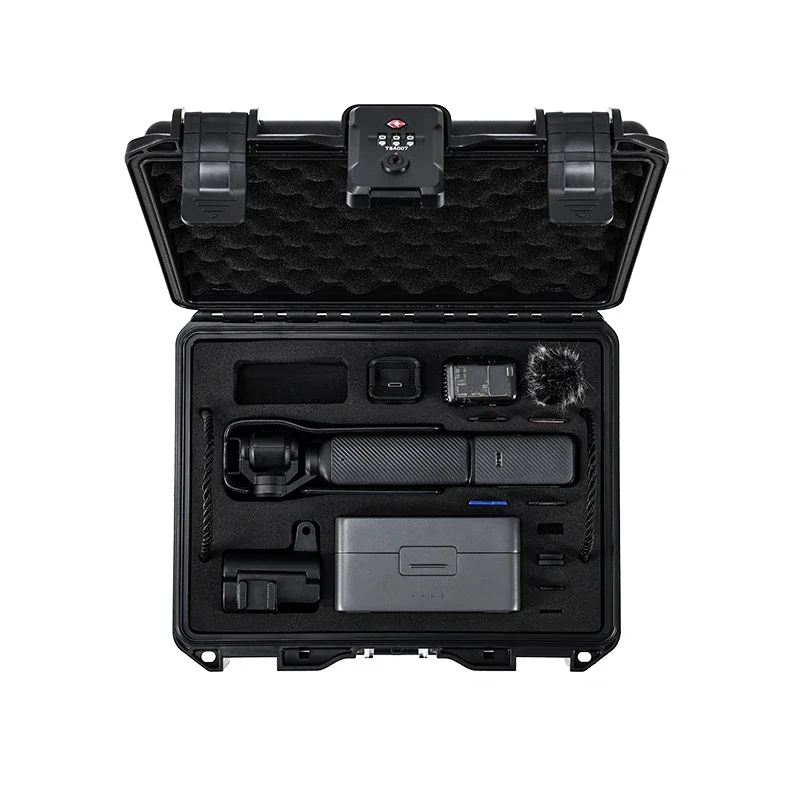 2 طبقات غطاء واقٍ مزخرف لهاتف آيفون صندوق مقاوم للماء حقيبة تخزين محمولة لـ DJI Osmo Pocket 3 ملحقات الكاميرا حقيبة حمل