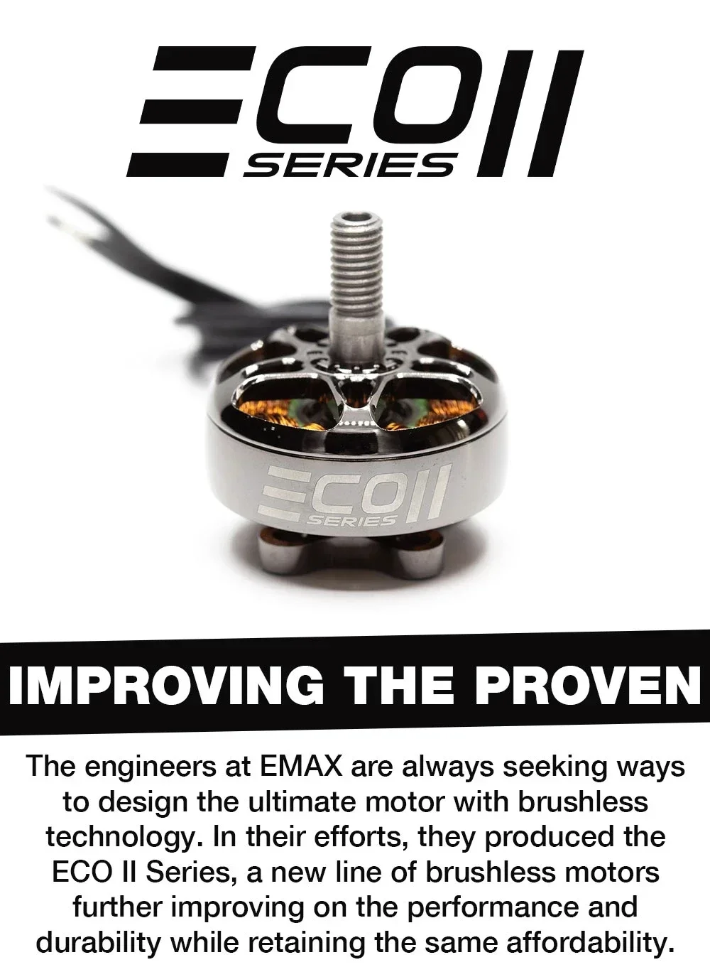 EMAX ECOII Serie ECO II 2807 6S 1300KV 5S 1500KV 4S 1700KV Bürstenlosen Motor für FPV Racing RC Drone Diy teile