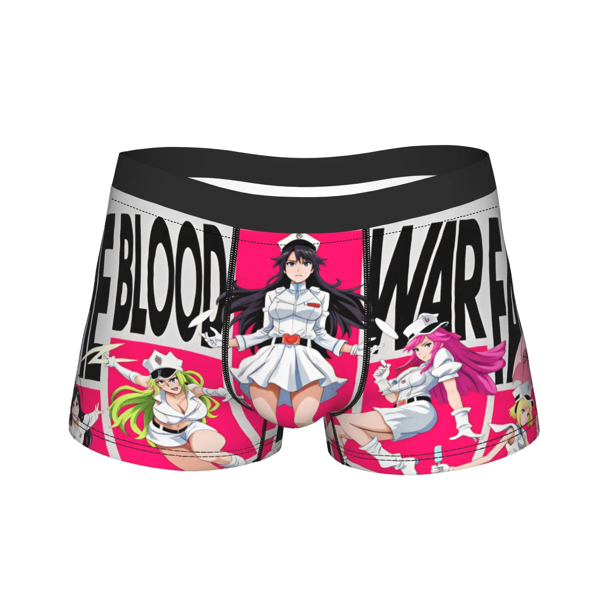 Bleached The Blood Warfare Female Characters Underwear  Male Panties Printing Sexy Soft Trunk High Quality Boxer Brief Plus Size