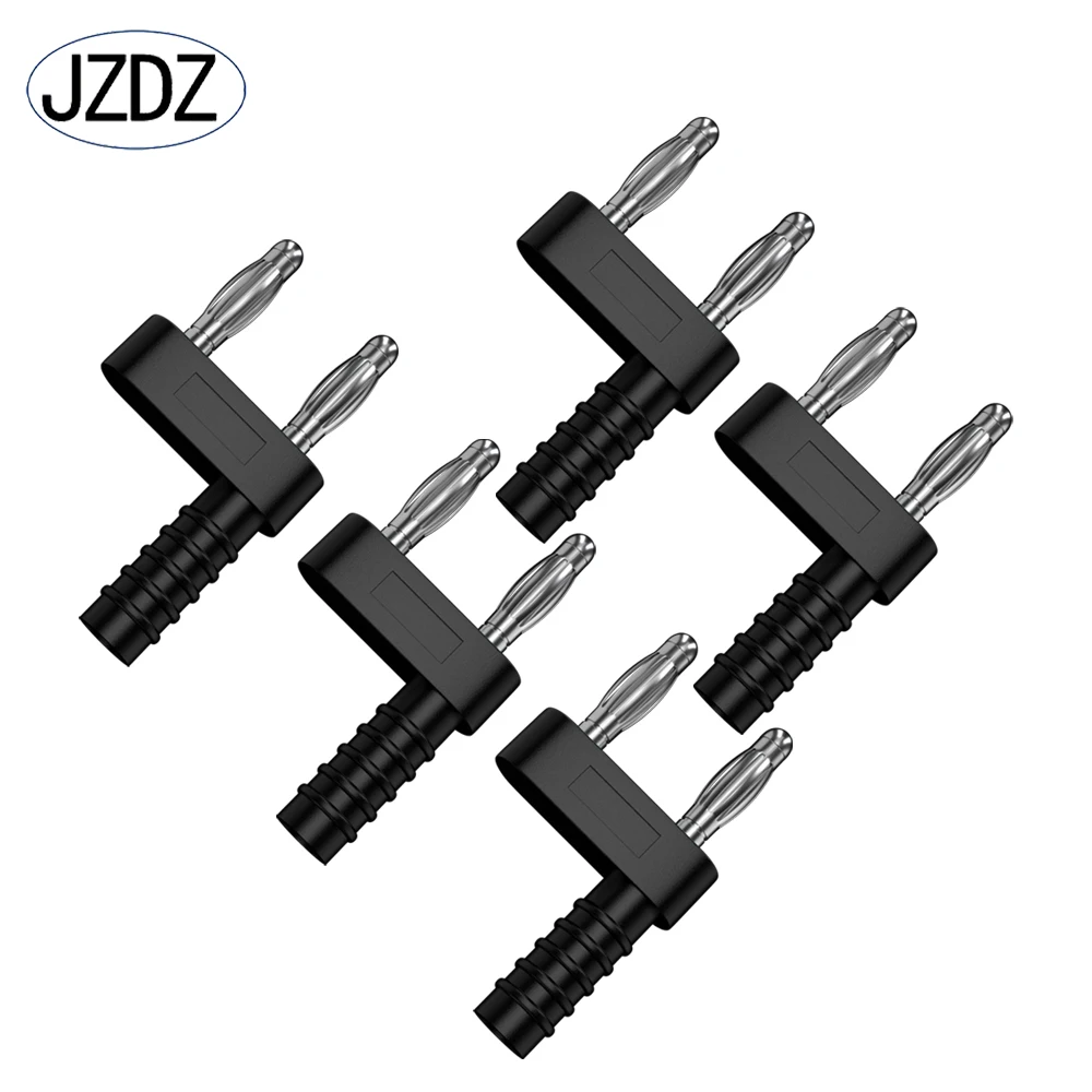 JZDZ 5pcs 4mm Banana Plug Connector Short-circuit Plug Female Terminal Couple Adapter J.20003