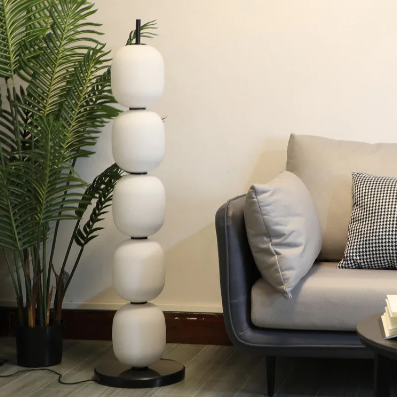 Medieval Design Marble Danish Creative Desk Lamp Exhibition Hall Model Room Sugar Hulu Floor Lamp